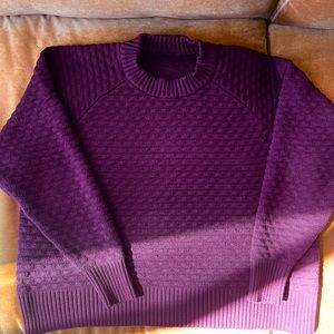 Lululemon Purple Crew Neck Sweater